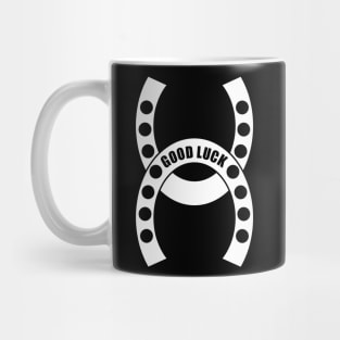 The Lucky Horseshoes (white print) Mug